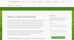 Desktop Screenshot of matchedbetting.co.uk
